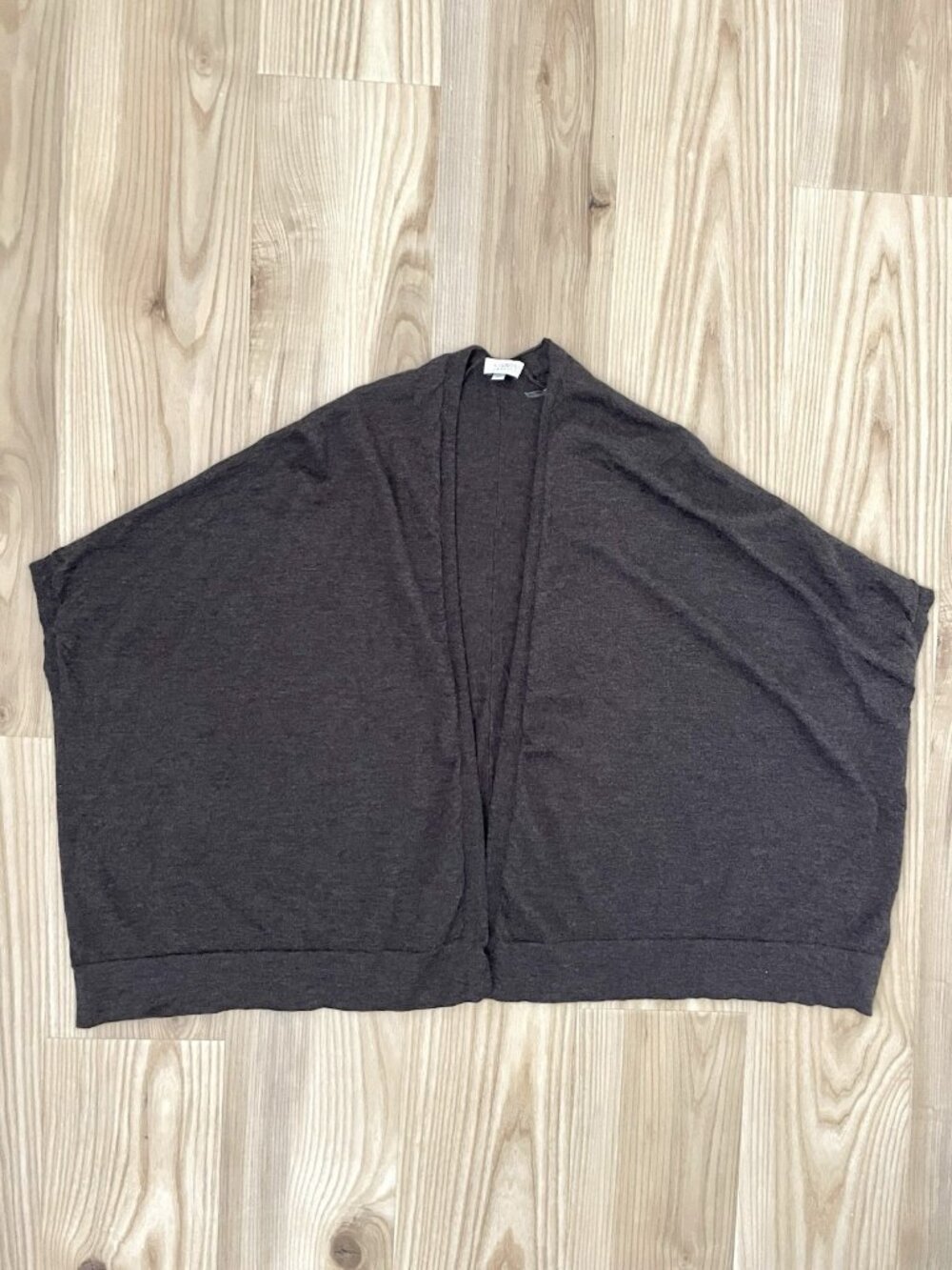 Kinross Cashmere 100% Cashmere Open Front Cardigan Sweater Cozy size Small
